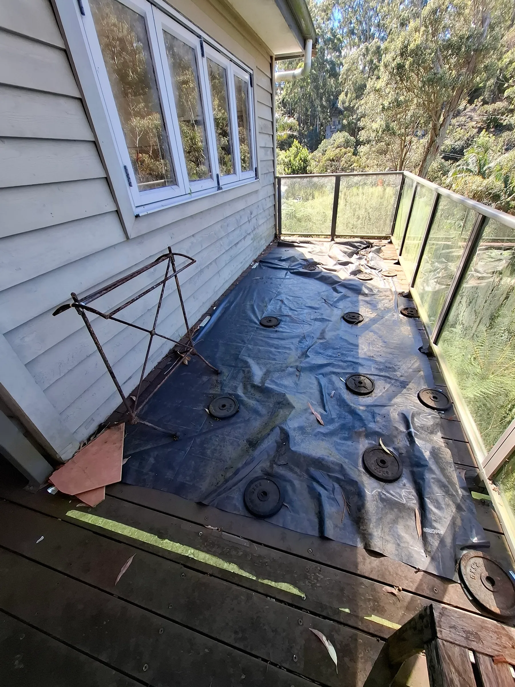 Deck, before renovation
